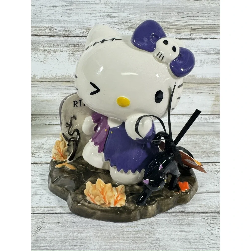 Hello Kitty Halloween Blue Sky Clayworks Graveyard Zombie Ceramic‎ 2024